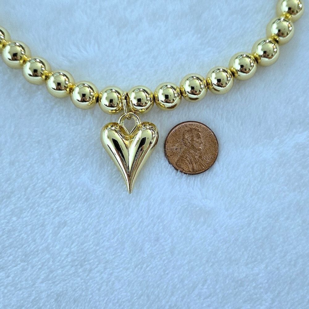 Gemelli👭 Gold💛 "Gianna" Happy😃 Heart❤️ Adjustable Necklace - NWT - Picture 6 of 15